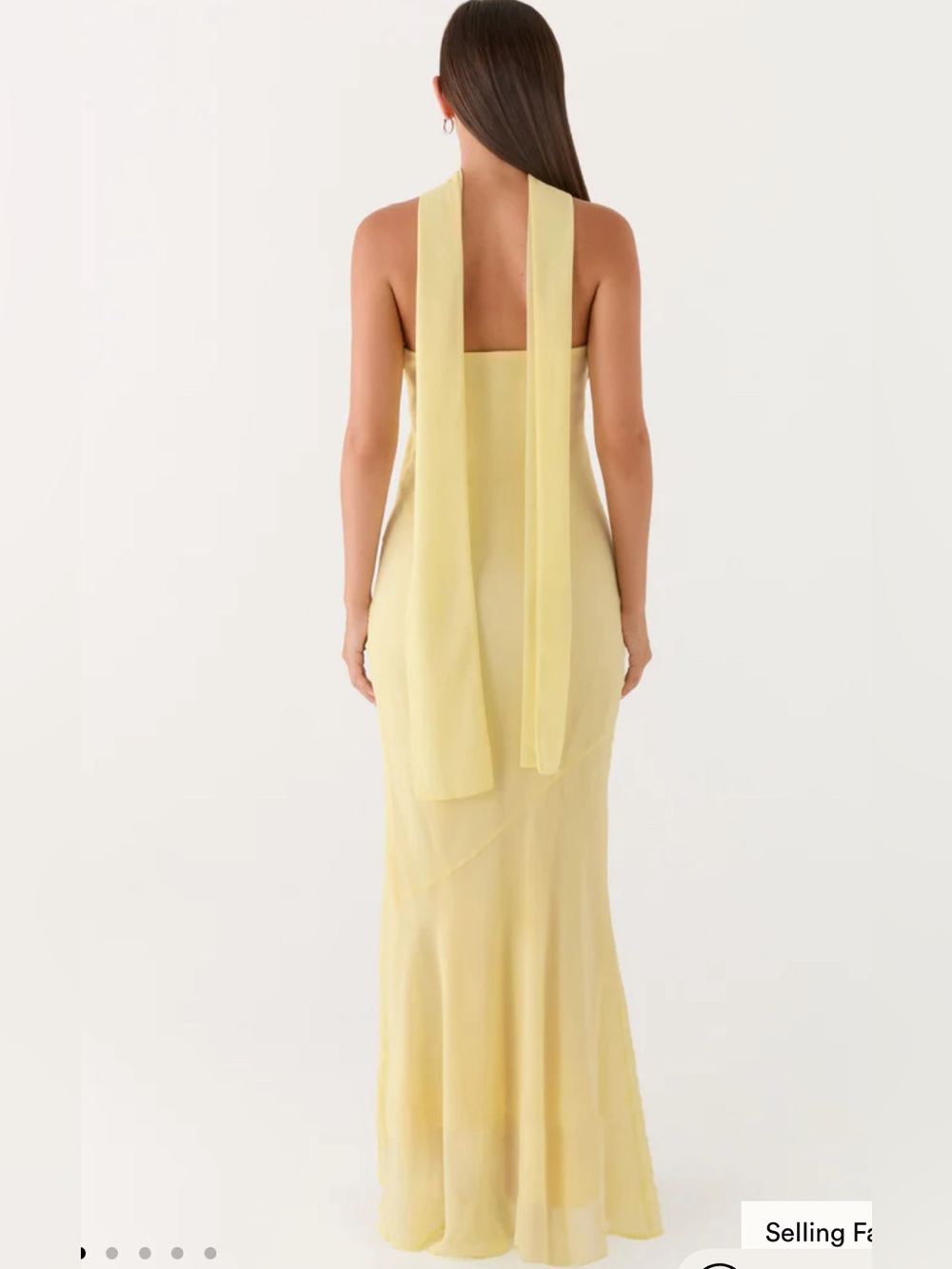 Peppermayo Yellow Under The Pagoda Maxi Dress - Size 8 - Picture 5 of 13